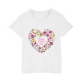 thumbnail image 4 of THDHV Summer Casual Tops for Kids,Kids' Letter Graphic Tees Short Sleeve Crewneck Oversized T Shirts Summer Clothes for Girls White, 4 of 4