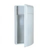 Rubbermaid Commercial Products CH2006 Wall-Mounted Rectangular Receptacle, Plastic - White