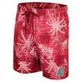 thumbnail image 2 of Men's Colosseum Crimson Washington State Cougars What Else is New Swim Shorts, 2 of 3