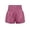 Pink, variant on Bmisegm Athletic Shorts for Women Solid Color Quick Dry Workout Elastic Athletic Yoga High Waist Womens Shorts Yellow XL