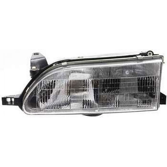 Headlight Compatible With 1993-1997 Toyota Corolla Left Driver Halogen With bulb(s)