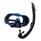 thumbnail image 2 of Juego de snorkel, gafas de buceo, máscara de snorkel profesional de respiración profesional para adultos, máscara de buceo para buceo deportivo azul, 2 of 8