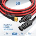 thumbnail image 5 of Conector Solar A Cable Xt60 (12 Awg 5 Pies) Gonifeto Cable De Carga Solar A Xt60 Para Panel Solar Generador Ecoflow Solar A Moldeo Por Inyección Adaptador Xt60 Cable De Extensión Para Estación De Ener, 5 of 5