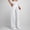 A600 White, variant on High Waisted Dress Pants for Women Flare Wide Leg Trousers with Front Seam and Split Hem Slim Fit Stretchy Work Pants for Office Business Casual Trousers