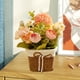 thumbnail image 3 of Flores Artificiales en Macetas, Centros de Mesa, Decoración de Mesa, Flores Artificiales, Rosa, 3 of 9