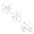 thumbnail image 2 of Galleta Navegación Molde Lavable Reutilizable Linda Dibujos Animados Pascua Bizcocho Moldes Festival de interior Celebración Horneado Húbido Decorativo Huevo Inevent HA028317-01, 2 of 7