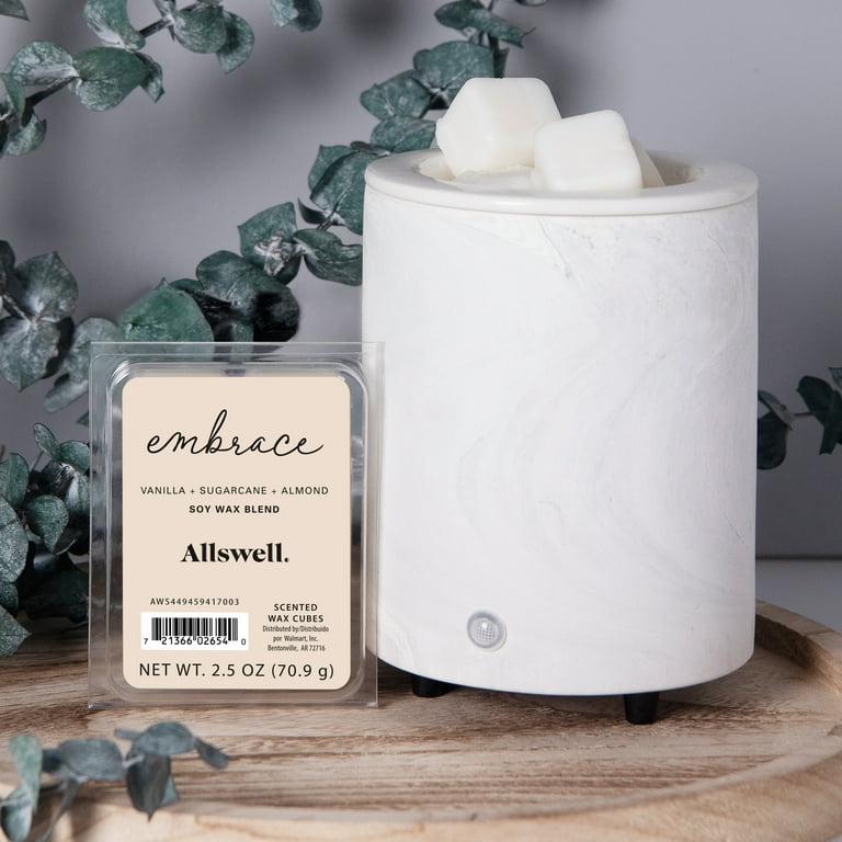 Allswell Wax Melts Embrace Vanilla Sugarcane Almond 2.5 oz 6-Cube