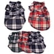 thumbnail image 5 of Camisas para perros de estilo británico, ropa de verano a cuadros para perros pequeños, ropa de algodón para cachorros y gatos, para bulldog francés y chihuahua, 5 of 5