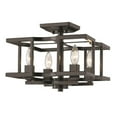 thumbnail image 1 of Golden Lighting 7151-SF BLK Bellare Semi-Flush&44; Noir Mat, 1 of 1