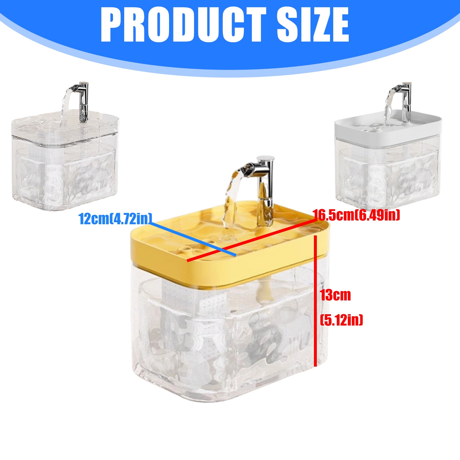 Quiet Automatic Dog Waterer Dispenser Mute Indoor Pet Drinking Fountain Easy to Drink