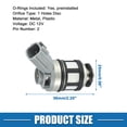 thumbnail image 3 of Inyector de combustible Unique Bargains No.1660038Y10 Boquilla de inyección de combustible para Nissan Frontier 02-04 2.4L Gris 6 Pcs, 3 of 6