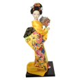 thumbnail image 3 of Kuntesetty Ethnic Japanese Geisha Dolls 9 inch Miniature Figurines Traditional Asian Geisha G, 3 of 9