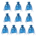 thumbnail image 2 of Dserfhy 10 Pcs Christmas Drawstring Gift Bags Holiday Foil Gift Bags Reusable Xmas Gift Wrapping Bags for Gifts Presents Xmas Party Favors, 2 of 8