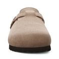thumbnail image 3 of Zuecos Odoly de gamuza auténtica para mujeres y hombres con soporte para el arco, 3 of 6