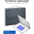 thumbnail image 5 of Foldable Laptop Table for Bed, Lap Desk Bed Desk, Breakfast Serving Bed Tray, Portable Mini Picnic Table Storage Space Laptop Desk Reading Holder(Dark Grey), 5 of 6