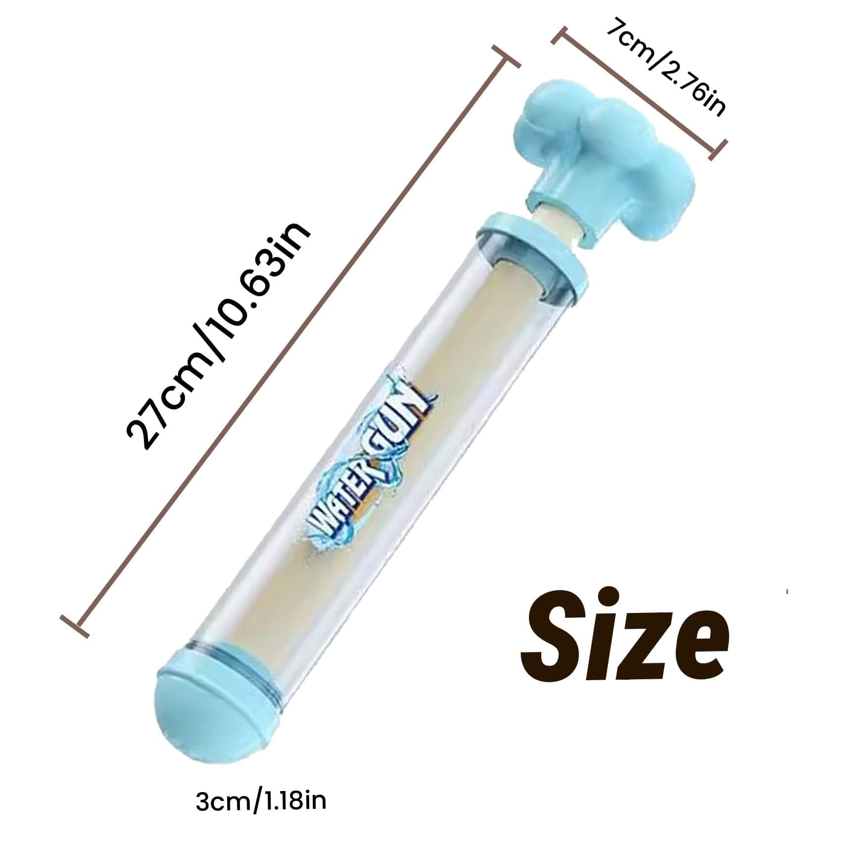 4-Pack Fireworks Water Gun, Large Capacity Water Blaster, Fireworks-Style Spray Squirter for Couple Romance, Pool, Beach, Party & Wedding