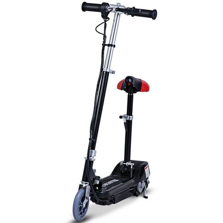 rechargeable gymax seated scooter motorized folding teens ride electric outdoor