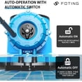 FOTING Pool Cover Pump Automatic Submersible 2250 GPH 25ft Cord ...