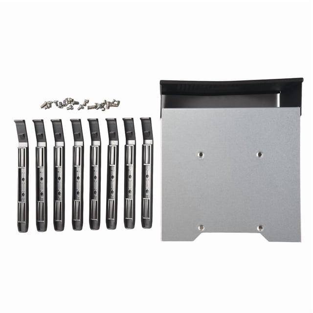 Rack de Jaula de Disco Duro HDD de Gran Capacidad de 4 BahíAs, 5 Pulgadas, 3 BahíAs de Unidades óPticas para Bandeja de Disco Duro SAS SATA de 3,5 Pulgadas