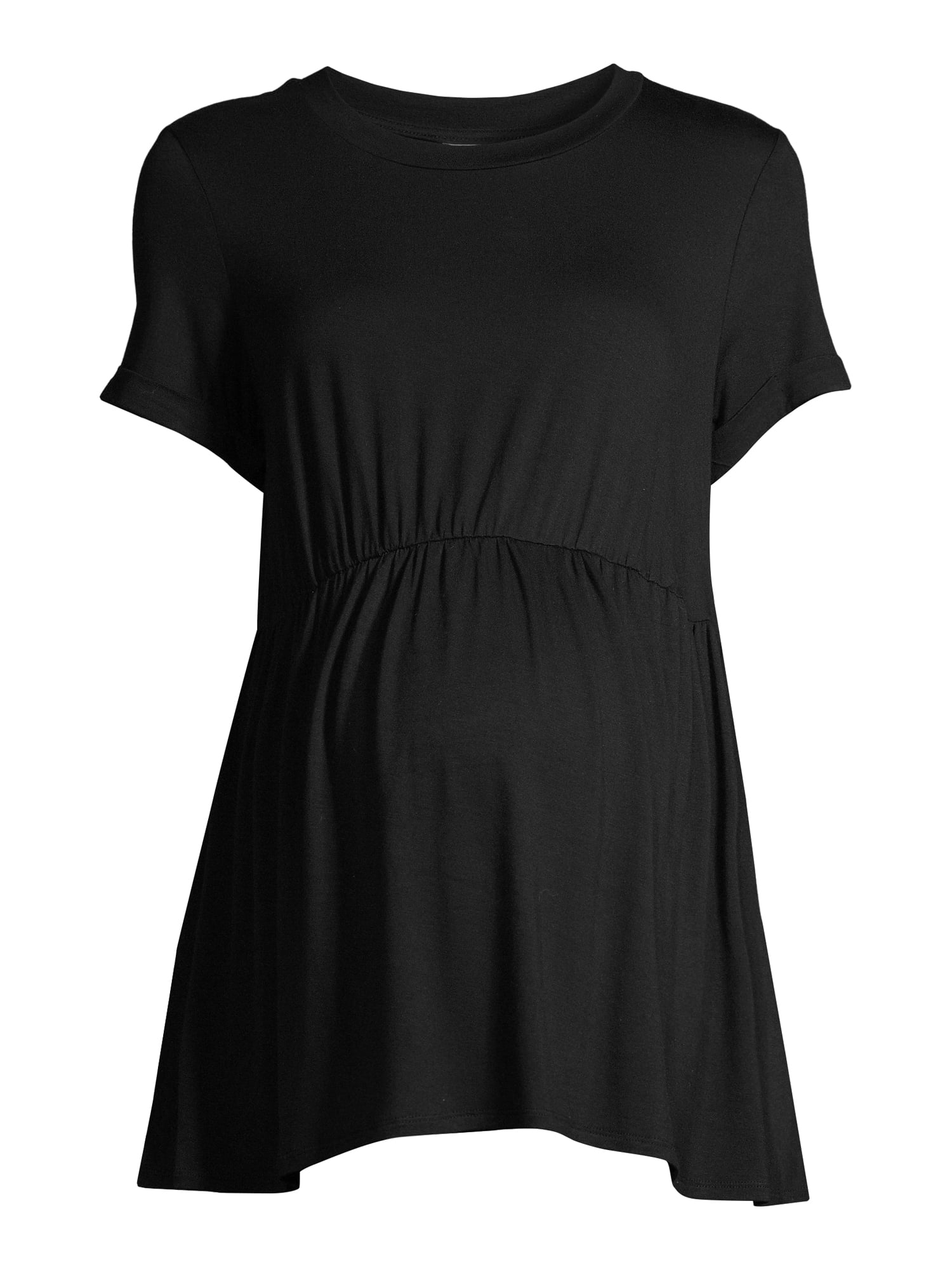 Time and Tru Maternity Babydoll Short Sleeve T-Shirt