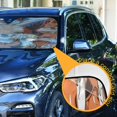 thumbnail image 3 of Adorable Foxes Car Windshield Sun Shade Foldable Car Front Window Visor Heat and UV Protection 57x31.5, 3 of 8