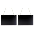 thumbnail image 1 of DIY Double Sided Blackboard Signage Home Decor Office Supplies 22.9x17cm 2Pack, 1 of 5