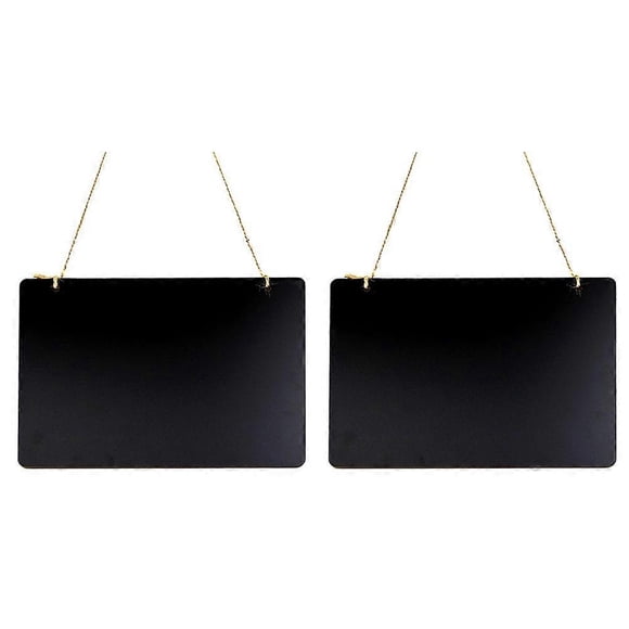 DIY Double Sided Blackboard Signage Home Decor Office Supplies 22.9x17cm 2Pack