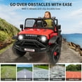 thumbnail image 2 of 12V Electric Ride-On Truck for Kids – Single-Seat Car with Remote Control, LED Lights, Music & Adjustable Speeds, 2 of 8