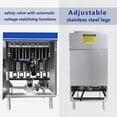 thumbnail image 2 of Commercial Deep Fryer, 75 lb. Natural Gas Fryer with 2 Fryer Baskets, 5 Tube Floor Fry for Restaurant, Kitchen, 170,000 BTU/h, 2 of 7