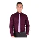 thumbnail image 1 of Camisa Vestir Aristos Hombre Vino Algodon Poliester 3005, 1 of 8