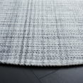 thumbnail image 3 of SAFAVIEH Marbella Eleanor Plaid Area Rug, Grey/Ivory, 6' x 6' Round, 3 of 8