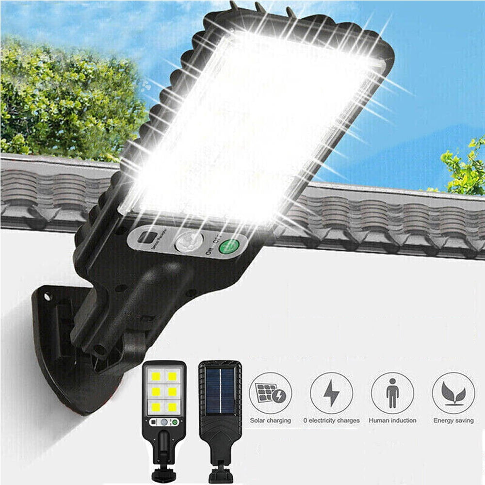 Lotta Bakery Llc Motion Sensor LED Solar Powered Outdoor Security Lights