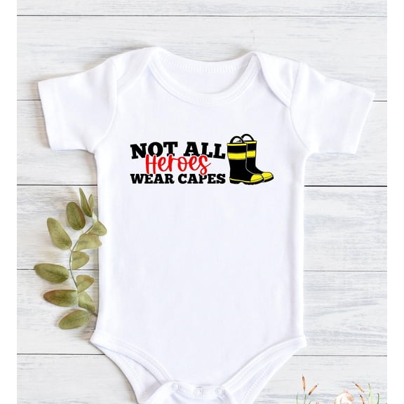 Fire Fighter Baby Gift, Shirt, Baby Bodysuit, Fire Department Shirts, Future Firefighter, Fireman Hero, Future Firefighter Kids Gift Cute And Cool Baby Bodysuit, Baby Bodysuit Lat 4424