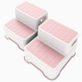 thumbnail image 1 of Taburete ZLMHYYM para lavabo de baño para niños pequeños, paquete de 2, 1 of 7