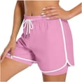 thumbnail image 2 of Women's 2 in 1 Running Shorts Quick Dry Athletic Gym Workout Shorts with Liner Phone Pockets, 2 of 6