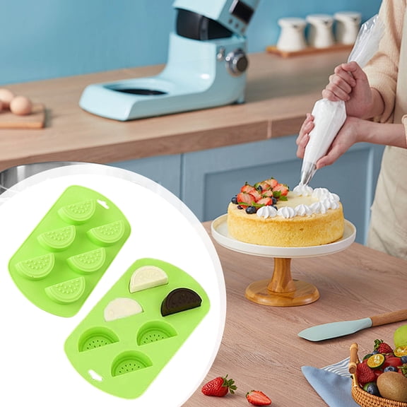 Fruit Shaped Silicone Mold - Multi Purpose Baking and Ice Tray for Chocolate Candy and Soap Making, Flexible and Non-Stick