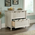 thumbnail image 3 of Sauder Costa 2-Drawer Lateral File Cabinet, Chalked Chestnut Finish, 3 of 13