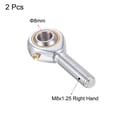 thumbnail image 3 of Unique Bargains 2 Pack POS8 Spherical Rod End Bearing 8mm Bore Self-lubricated Joint Bearing M8x1.25 Right Hand Male Thread, 3 of 6