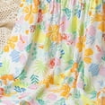 thumbnail image 4 of vigerkar Summer Dresses for Girls Beach Vacation Clothes V Neck Ruffle Sleeve Babydoll Dress Elegant Sundress (Yellow, 4-5 Years), 4 of 4