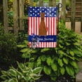 thumbnail image 2 of Caroline's Treasures BB3057GF Patriotic USA Irish Terrier Flag Garden Size , Small, multicolor, 2 of 2