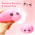 thumbnail image 3 of YATingW 2026 Upgrade Dumpling Bubble Squeeze Stress Relief Toy, New Dumpling Squishy Blow Bubbles, Anxiety Relief Fidget Toy for Kids Adults Party Gift(Green), 3 of 9
