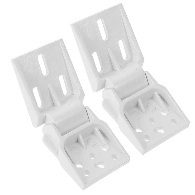 Minkissy Refrigerator Door Accessories 2Pcs Adjustable Opening Angle Plastic Fridge Freezer Door Hinge