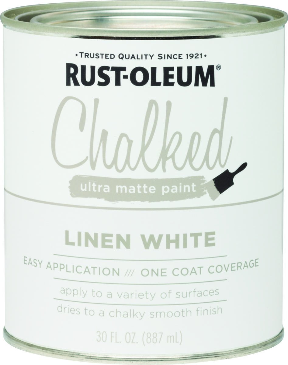 Rust-Oleum 285140 30 Oz Linen White Chalked Ultra Matte Paint