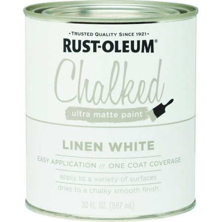 Rustoleum 285140 30 Oz Linen White Chalked Ultra Matte Paint