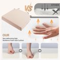 thumbnail image 5 of Outdoor Seat Cushion for Patio Furniture Dining Chair Pad Replacement, 17x16, Set of 2, Peachy Tan, 5 of 8