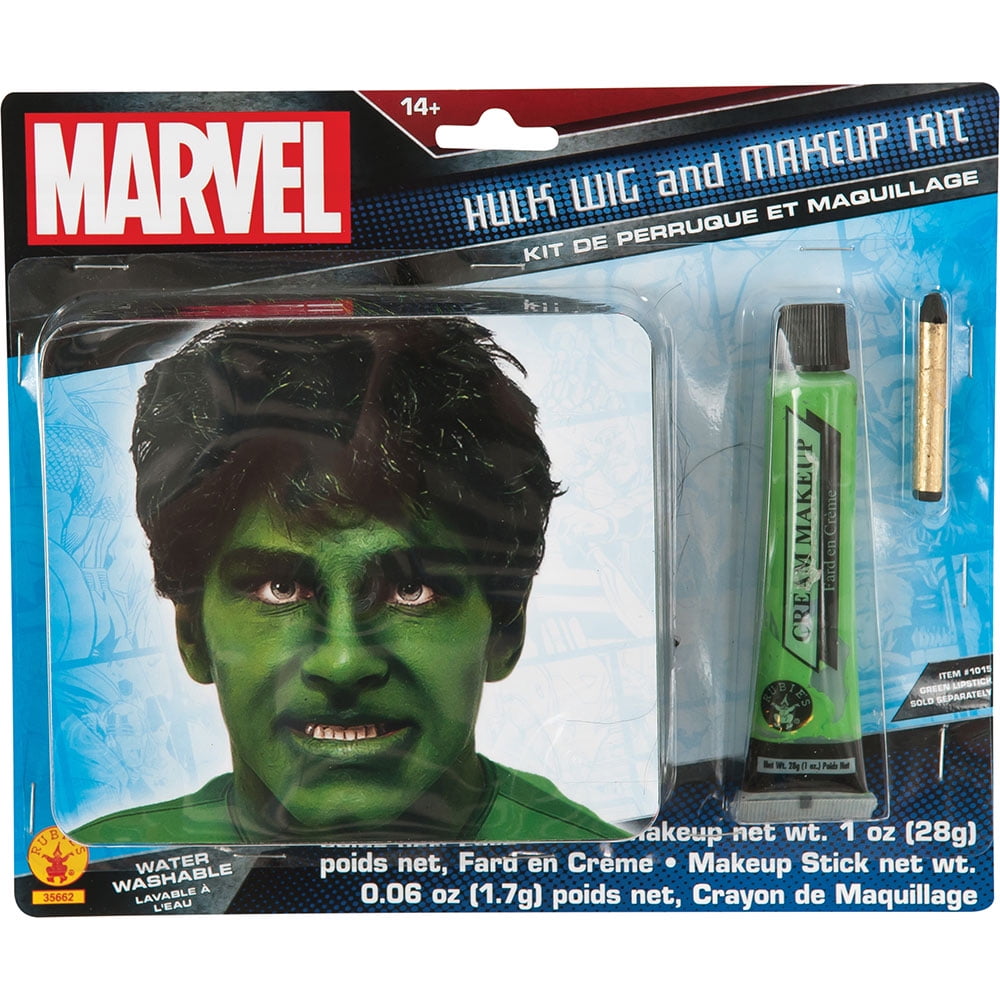USA Junction træk vejret Hulk Makeup Halloween Kit - Walmart.com