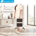 thumbnail image 5 of Dayplus Folding 2 Step Stool Steel for Adults Indoor Foldable Stepladder Kitchen Ladders Stools, 5 of 7