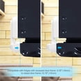 thumbnail image 2 of Cerradura de puerta de refrigerador y congelador para niños, cerradura de pestillo de refrigerador a prueba de niños para mantener la puerta cerrada, fácil instalación (blanco), 2 of 5