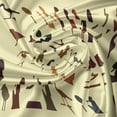 thumbnail image 7 of Ambesonne Egyptian Valance & Curtain, Antique Hieroglyph Forms, 55"x24", Multicolor, 7 of 7