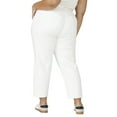 thumbnail image 2 of ELOQUII Women's Plus Size The Naomi Comfort Stretch Straight Leg Jean Crop, 2 of 3